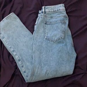 pacsun mom jeans (acid wash)